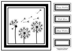 Monochrome Dandelion 8