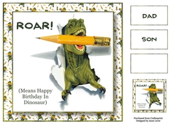 Roar! T-Rex Birthday 8x8