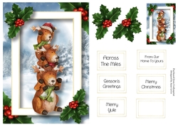 Stack Of Reindeer A5