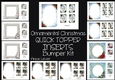 Ornamental Christmas Quick Topper INSERTS Bumper Kit