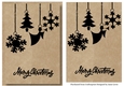 Kraft Paper Stamp Topper - Baubles