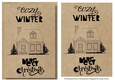Kraft Paper Stamp Topper - Cosy Cottage