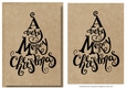 Kraft Paper Stamp Topper - Wordy Tree