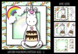 Unicorn & Rainbows Birthday Ages - 2