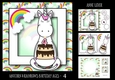 Unicorn & Rainbows Birthday Ages - 4