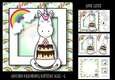 Unicorn & Rainbows Birthday Ages - 6