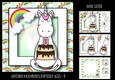 Unicorn & Rainbows Birthday Ages - 8