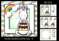 Unicorn & Rainbows Birthday Ages - 10