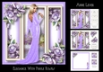 Elegance With Purple Roses