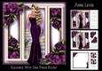 Elegance With Deep Purple Roses