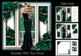 Elegance With Teal Roses