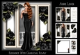 Elegance With Charcoal Roses