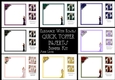 Elegance With Roses QUICK TOPPER INSERTS Bumper Kit