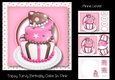 Topsy Turvy Birthday Cake In Pink