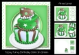 Topsy Turvy Birthday Cake In Green