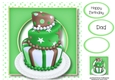 Topsy Turvy Birthday Cake In Green 8x8