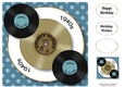 Golden Oldies Vinyl Records 1940s 8x8
