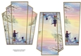 Art Deco Watercolour Stacker Winter Scenes 6