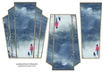 Art Deco Watercolour Stacker Winter Scenes 14