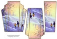 Art Deco Watercolour Stacker Winter Scenes 21