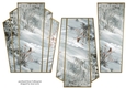 Art Deco Watercolour Stacker Winter Scenes 26