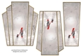 Art Deco Watercolour Stacker Winter Scenes 28
