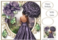 Parasol Spring In Purple 8x8