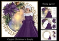 Elegant Christmas In Purple