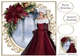 Elegant Christmas In Red 8x8