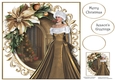 Elegant Christmas In Gold 8x8