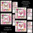 Watercolour Floral Butterfly Or Heart Bumper Kit