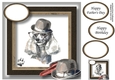 Dapper Dog For Fathers Day - Poodle 8x8
