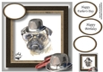 Dapper Dog For Fathers Day - Pug 8x8
