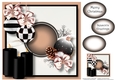 Coco Chanel Blush Christmas 8x8