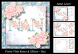 Pretty Pink Roses & Glitter - Nan