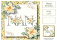 Pretty Yellow Spring Flowers - Nan 8x8