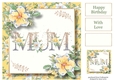 Pretty Yellow Spring Flowers - Mum 8x8