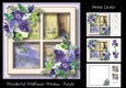 Wonderful Wildflower Window - Purple