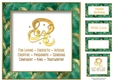 Leo - Zodiac Traits Jade & Gold