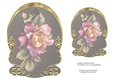 Unembellished Arched Floral Topper 9 ( 8x8 6x6 A5 A6 )