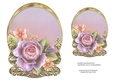 Unembellished Arched Floral Topper 10 ( 8x8 6x6 A5 A6 )