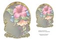 Unembellished Arched Floral Topper 14 ( 8x8 6x6 A5 A6 )