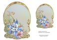 Unembellished Arched Floral Topper 16 ( 8x8 6x6 A5 A6 )