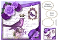 Shabby Chic In Purple 8x8