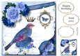 Shabby Chic In Blue 8x8