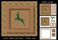 Kraft Paper Christmas - Green Stag