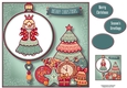 Folk Christmas Bauble - Princess 8x8