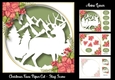 Christmas Faux Paper Cut - Stag Scene