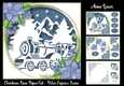 Christmas Faux Paper Cut - Polar Express Scene