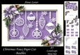 Christmas Faux Paper Cut - Baubles